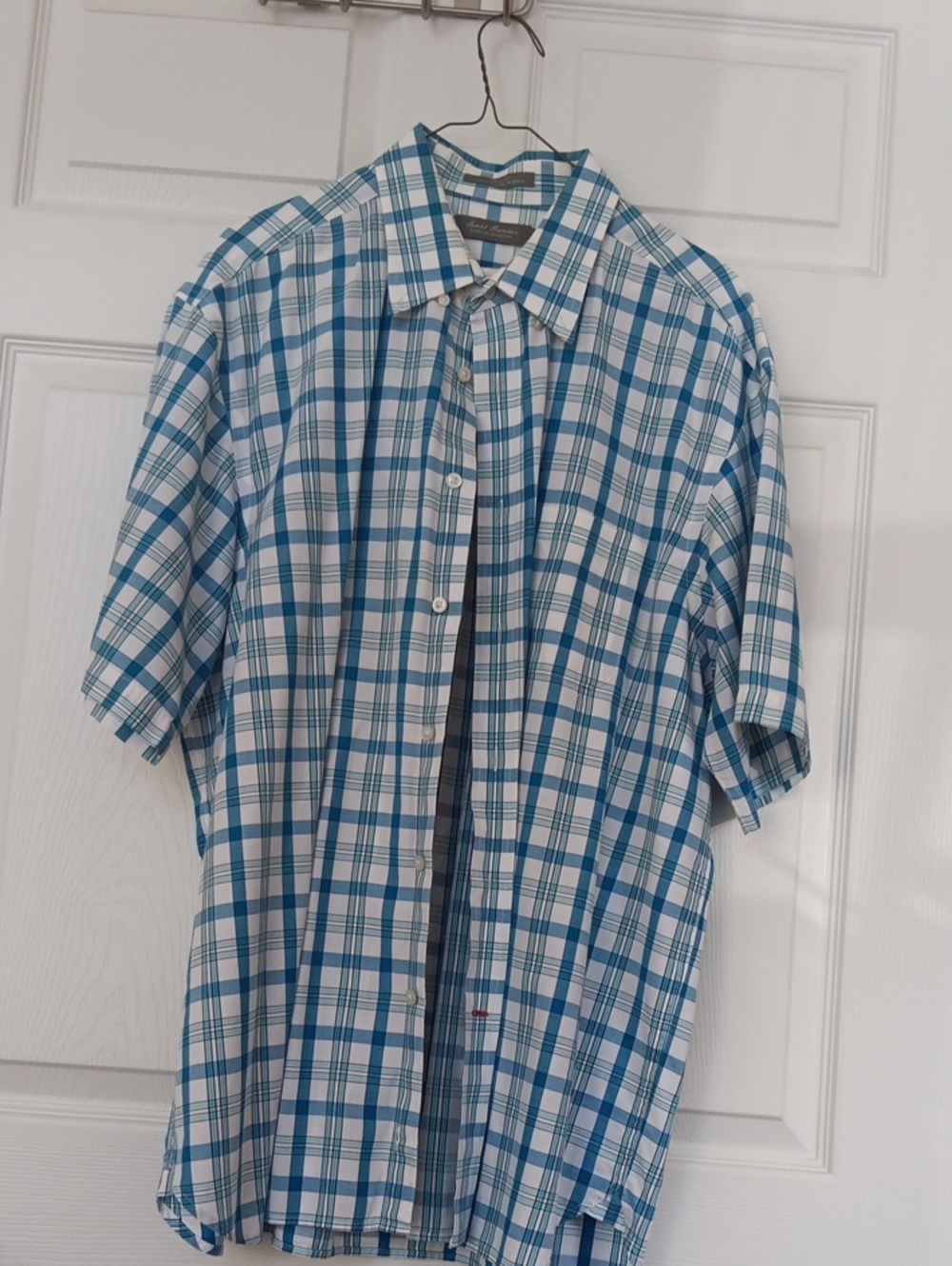 Daniel Cremirux Men's Shirt - Blue & White XL